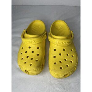 Classic Crocs -‎ Lemon Yellow - Unisex - Mens 7- Women 9